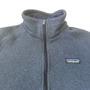 Patagonia Navy Sweater Fleece Jacket, Women’s Size Medium